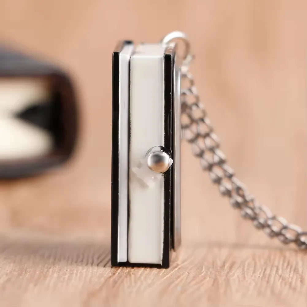 Japanese Anime Antique Necklace Chain Clock Pendant Death Note Book Quartz Pocket Watch for Men Women