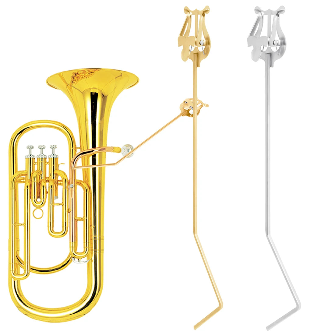 Music Stand Clarinet /Trumpet /Flute /Alto Saxophone Portable Marching Sheet Music Stands Musical Instruments Accessories