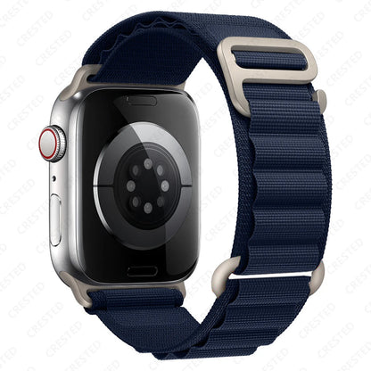 for Apple watch Straps 45mm 46mm 49mm 42mm iwatch Band 44mm 40mm Nylon Alpine bracelet correa Series 10 9 8 7 6 11 SE Ultra 2