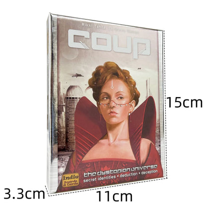 Boards and Cards | Coup | Card Game | Ages 14+ | 2-6 Players | 15 Minute Playing Time