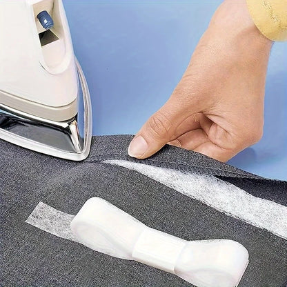2roll Black White Double-sided Interlining Adhesive Fabric Clothes Iron On Hem Tape Interlining Web DIY Sewing Patchwork Acce