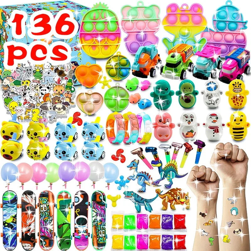 30/200/300PCS Party Favors Toy Assortment Giveaway Pinata Filler Bulk Toys for Kids Birthday Party Present Souvenir Toys Gift