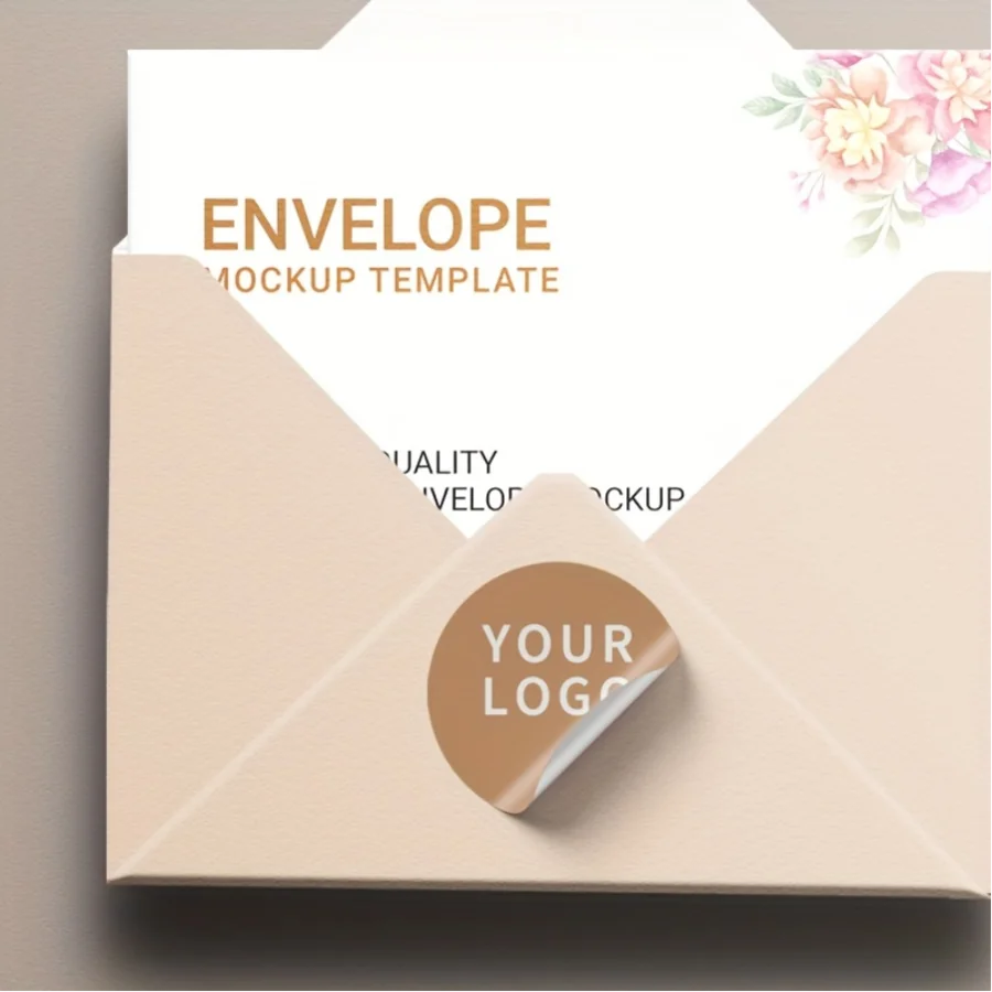 Customizable Photo Stickers with Multicolor Logos - Durable Waterproof Labels for Events & Corporate Gifts