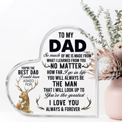 1pc, Dad Gifts From Daughter Son, Dad Gifts, To My Dad I Love You, Father's Day Gift