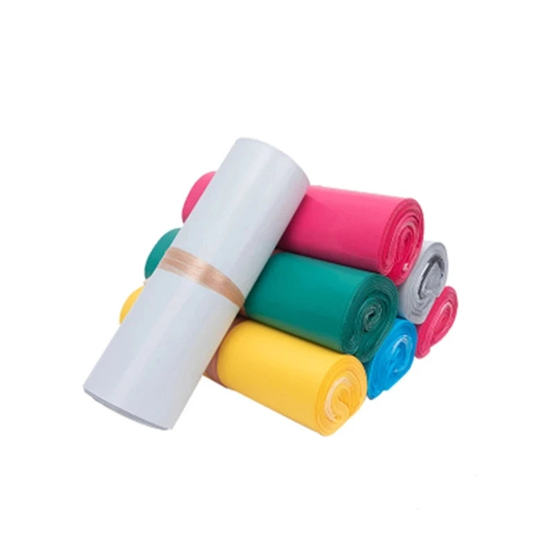 INPLUSTOP Ploy Shipping Bags Opaque PE Plastic Express Envelope Storage White Color Mailing Bags Self Adhesive Seal Courier B