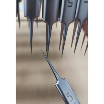 German Ultra-fine No. 5 Cell Pimples Blackhead Clip Tweezers Beauty Salon Special Scraping & Closing Artifact Acne Needle Too