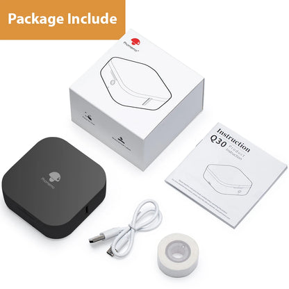 Phomemo Q30 Label Printer Mini Printer Pocket Thermal Label Maker Wireless Sticker Pocket Portable Printer Various Label Pape