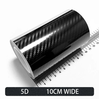 Carbon Fiber Automotive Adhesive Tape Roll Matte Black Protective Car Film Self-Adhesive Film 3D Vinyl Car Film Accessories -