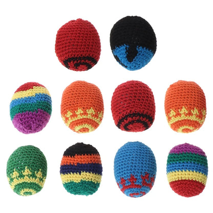 Handmade Sacks Footbag Toy Balls Juggling Ball For Kid Outdoor Toy Soft Ball For Kids Group Playing Activities