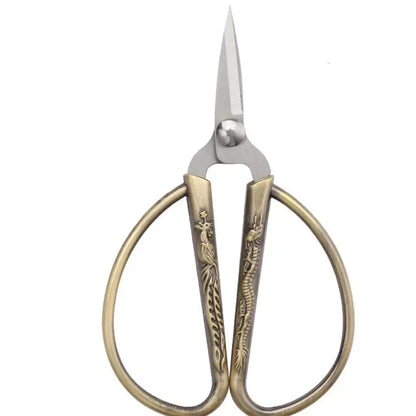 Mini Stainless Steel Scissors Vintage Tailor Scissors Durable Embroidery Scissors Fabric Thread Cutter Craft Tool For Sewing