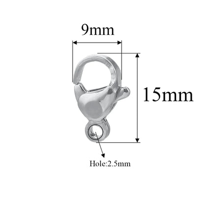 20pcs Stainless Steel Lobster Clasps For Bracelet Necklace,Lobster Clasps With Jump Rings Connectors Clasp DIY Jewelry Findin