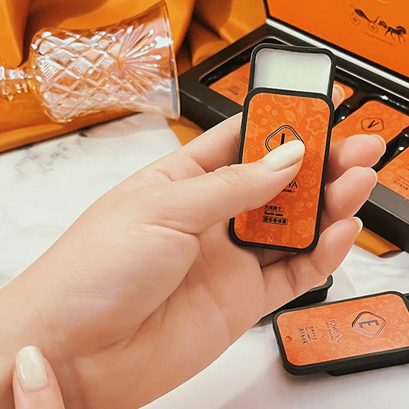 4pcs Solid Perfume Set, Floral and Fruity Fragrance, Long-lasting Fragrance, Light fragrance and Portable, Idea for Gift /Dai