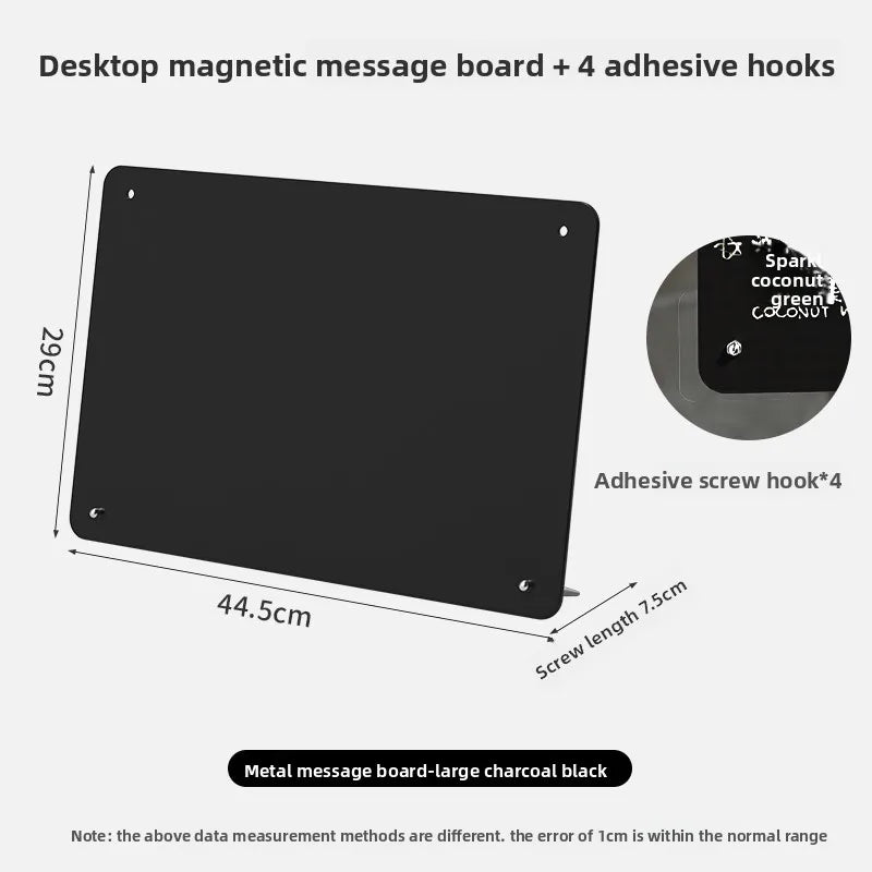 Extra-large magnetic blackboard plan board,reusable memo planning sheet,wall-mounted desk type,suitable for home office,kitch