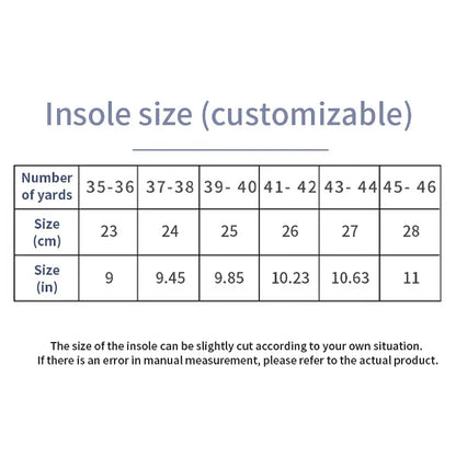 Sport Orthopedic Insoles for Feet Men Women EVA Breathable Shock Absorption Shoes Insole for Running Basketball Sport Care Pa