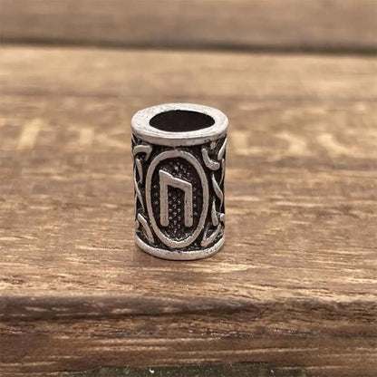 Nostalgia 1pcs Tree Of Life Bead For Hair Beard Braids Norse Runes Viking Symbols Beads For Bracelet Jewelry Making - URUZ