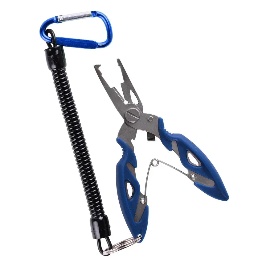 Multifunction Fishing Pliers Tools Accessories for Goods Winter Tackle Pliers Vise Knitting Flies Scissors Braid Set Fish Ton
