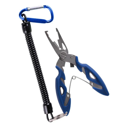 Multifunction Fishing Pliers Tools Accessories for Goods Winter Tackle Pliers Vise Knitting Flies Scissors Braid Set Fish Ton