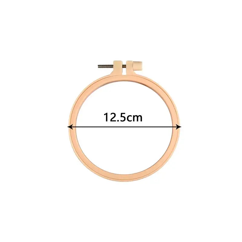 Embroidery Hoop Cross-Stitch Frame Hoop Circle Embroidery Shed DIY Handmade Craft Sewing Needwork Supplies Tools 7.3-27cm - 1