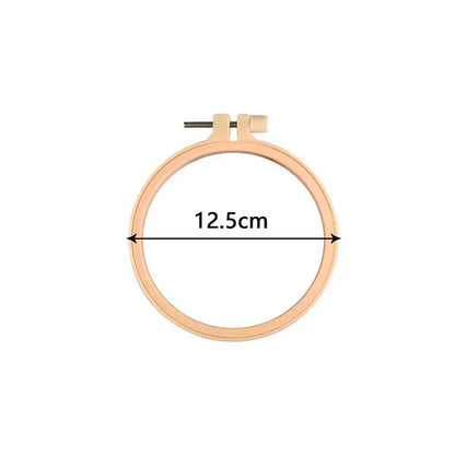 Embroidery Hoop Cross-Stitch Frame Hoop Circle Embroidery Shed DIY Handmade Craft Sewing Needwork Supplies Tools 7.3-27cm - 1