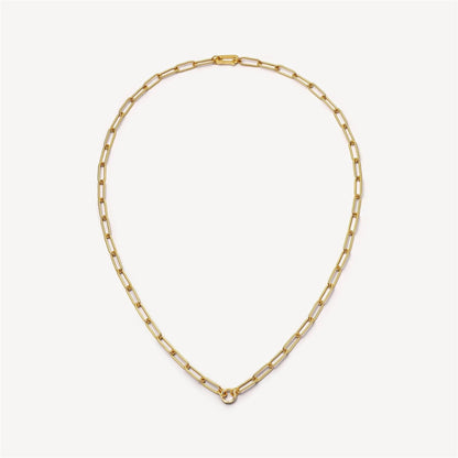Ins Style Glass Box Pendant Necklace for Women | Heart & Zircon Flower Sun Diamond Collarbone Chain - chain