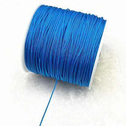 NEW 0.4/0.8/1.0/1.5mm Nylon Cord Thread Chinese Knot Macrame Cord Bracelet Braided String DIY Tassels Beading Shamballa Threa