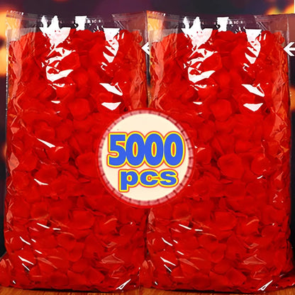 Multicolor Artificial Fake Rose Red Roses Silk Fake Flowers Petals for Valentine's Day Wedding Party Favors Romantic Decorati