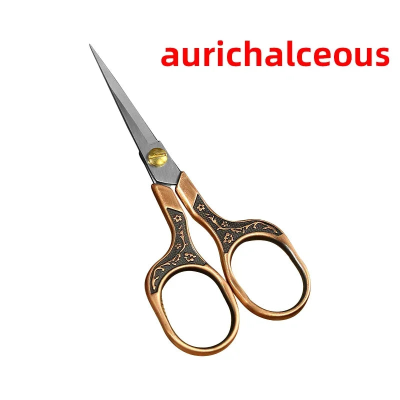 1PC Sewing Scissors Stainless Steel Retro Embroidery Tailor Scissors Dressmaker Shears Fabric Cutter DIY Sewing Accessories -