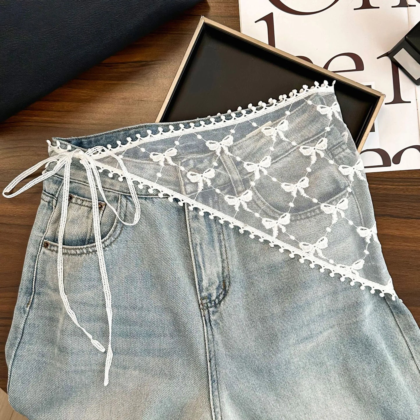 2025 ! Y2K Women Lace Tulle Bandage Skirt Stacked Lace Half Skirt Layering Small Butt Curtain Flower Triangle Hair Scarf - Ne