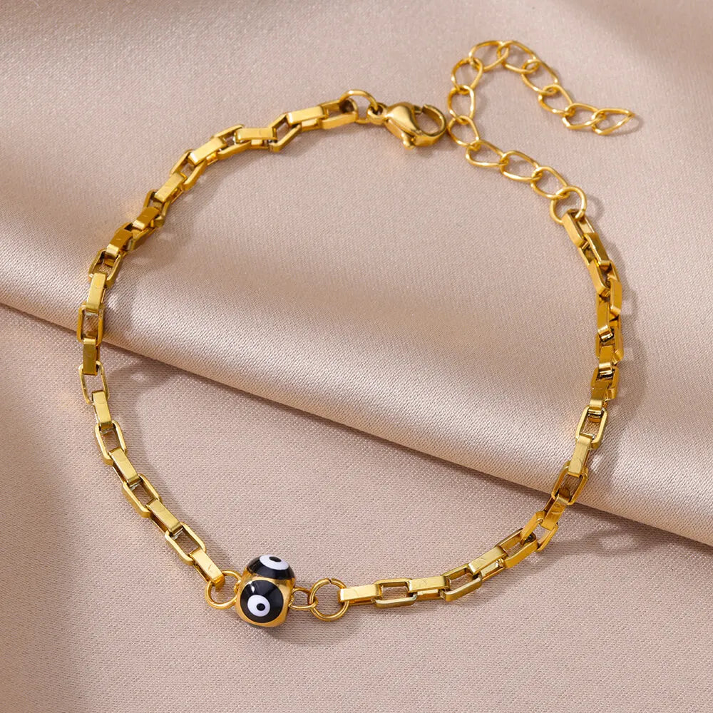 Anklets for women Foot bracelet women summer accessories Bracelet on the leg stainless steel ankle chain Jewelry - P