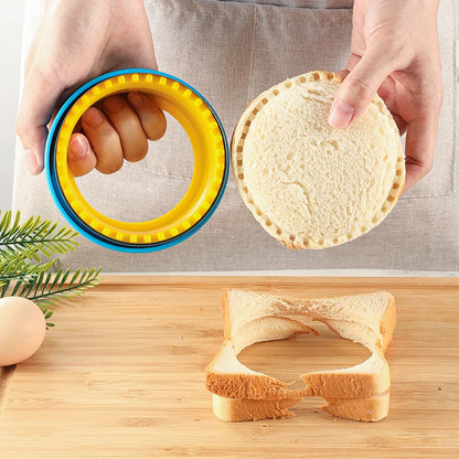Sandwich cutting and sealing machine, biscuit plastic cutting machine, household kitchen tools, baking molds, creative cuttin
