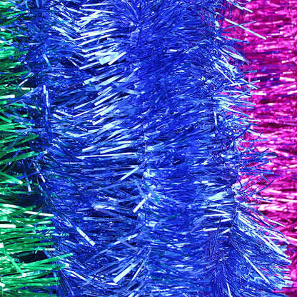 2m Christmas Garland, Gold, Silver, Red, Blue, Green,Santa Garland,Christmas Ornaments - Style 4