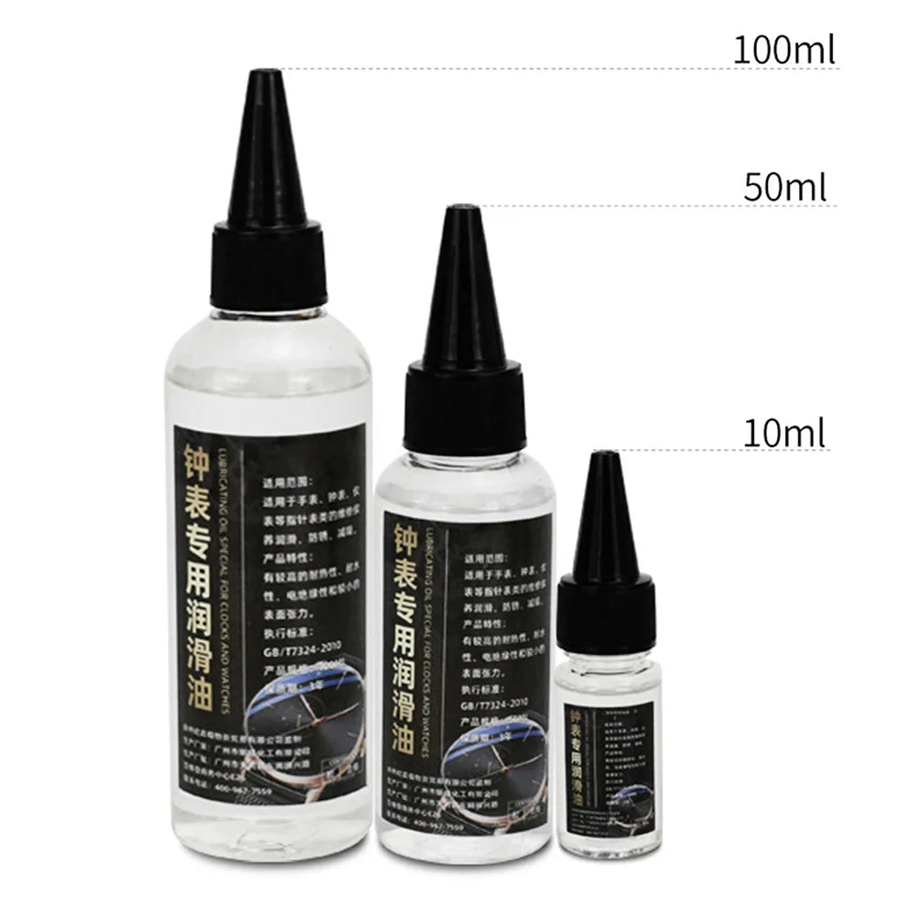 Watch Lubricant Clock Watch Lubricant Oil Mechanical Watch Movement Oil For Watchmakers Watch Repair Supplies 10/50/100ml