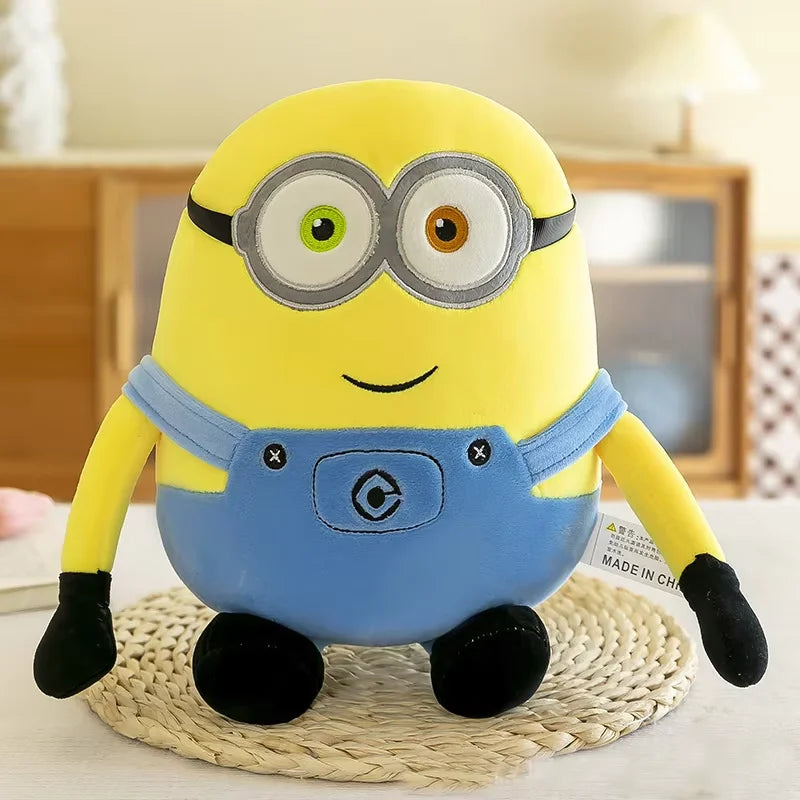 Cute Minions Movie Characters Yellow Plush Toys Bob Stuart In Jeans Soft Dolls Toys & Hobbies Christmas Birthday Gift 1pcs - 
