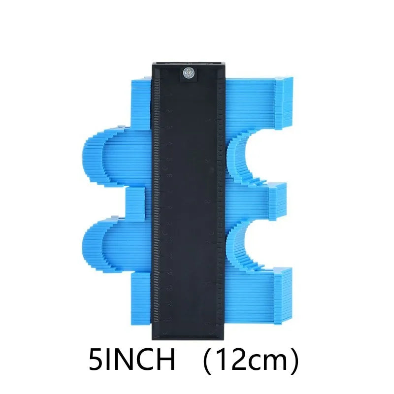 Contour Gauge Cutting Template Multi-Functio Measuring Instrument Woodworking Tool Tiles Measure Ruler Construction Contour T