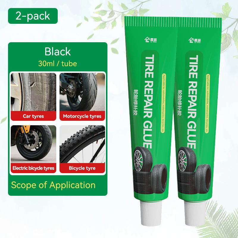 Tire Repair Glue Waterproof & High Temperature Resistant Black Sealing Waterproof And High-Temperature Resistant Repair Adhes