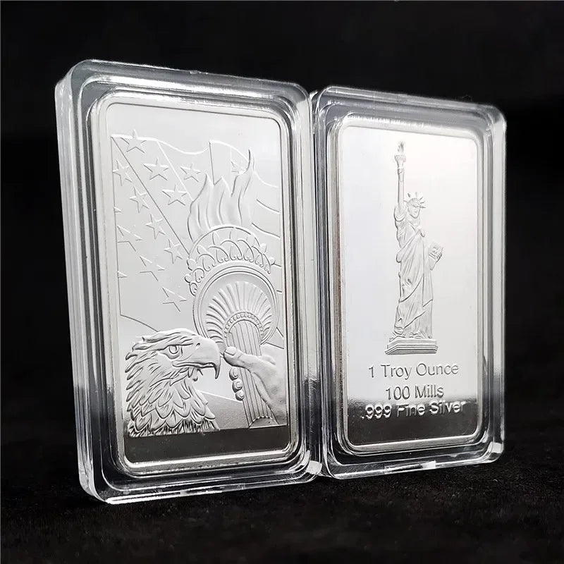 1PCS Various countries Mint 1 Troy Ounce beautiful Various countries Silver Bullion Bar Replica Coins Collection copy gift - 