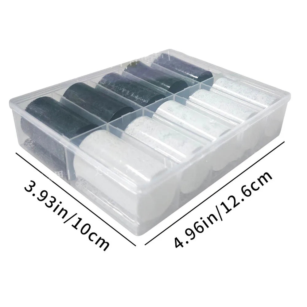 10 Rolls 4x50CM Black White Lace Transfer Nail Sticker Sexy Flower Lace Nail Art Transfer Foils Paper for DIY Manicure Decals
