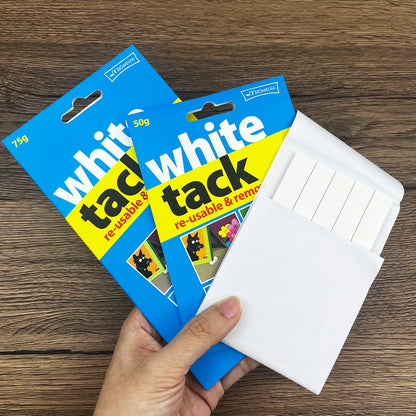 Removable Wall Safe White Tack Putty 50g/75g/100g/150g Reusable Non-Toxic Sticky Adhesive Tack for Posters Photos Party Use