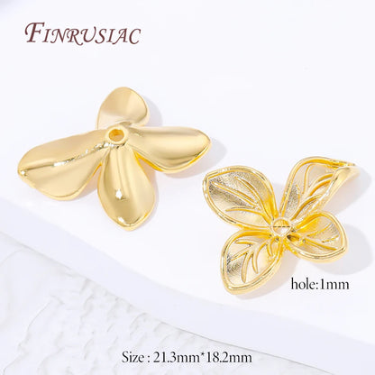 18K Gold Plated Brass Bead Caps,Tassel End Caps For Jewelry Making Findings,DIY Necklaces&Bracelets Accessories