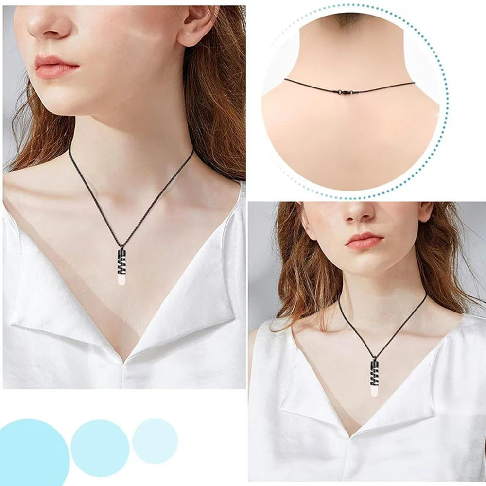 Clear Glass Tube Cremation Urn Jewelry Ashes Holder Necklace Keepsake Memorial Pendant Stainless Steel Cremation Jewelry