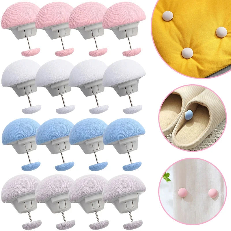 4-8PCS BedSheet Quilt Clip One Button Unlock Duvet Cover Fastener Clip Anti Slip Blanket Buckles Quilt Holder Fixator Gripper