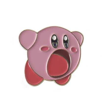 Kirby Anime Pins for Backpacks Badges on Manga Enamel Pin Accessories for Jewelry Cute Things Brooches Gift