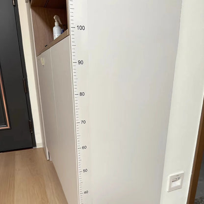 2m Wall Height Measurement Card - Easy-to-Read Durable PC Material Writeable & Removable Ideal for Room Decor Wall Decoration
