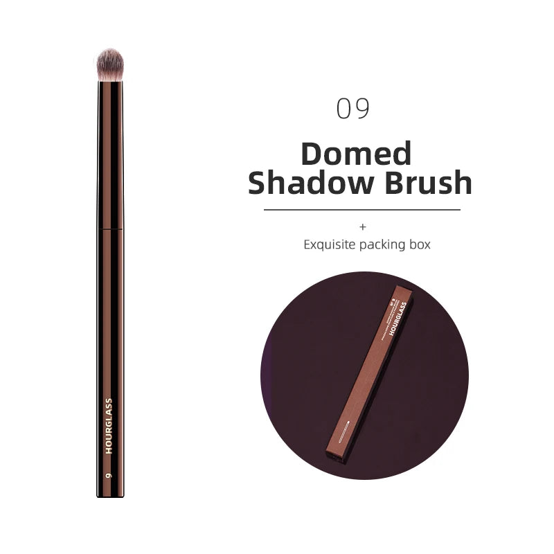 Hourglass Makeup Brushes Powder Foundation Concealer Blusher Bronzer Eye Shadow Eyebrow Eyeliner Sculpting Brush - 09