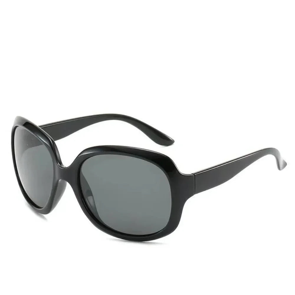 Sunglasses for Women Men Classic Retro Vintage Oversized Eyewear Fashion Shades Round Faced Driving Glasses - Style 2