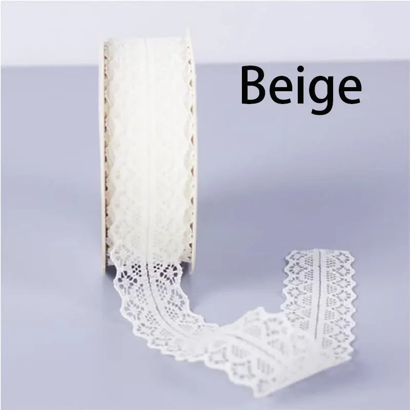 1/5/10 Yards Lace Ribbon 3cm Wide Vintage Pattern Ribbons DIY Apparel Sewing Fabric Gift Wrapping Party Decorations