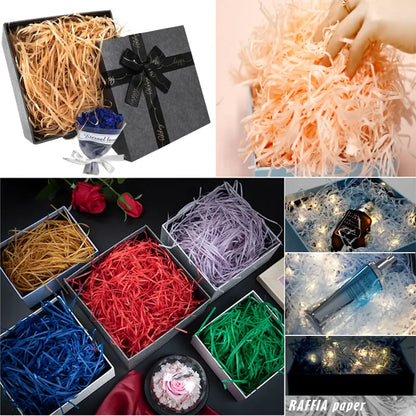 20/50g Multicolored Shredded Crinkle Paper Strands Shredded Crinkle Confetti DIY Gift Box Filling Party Wedding Christmas Dec