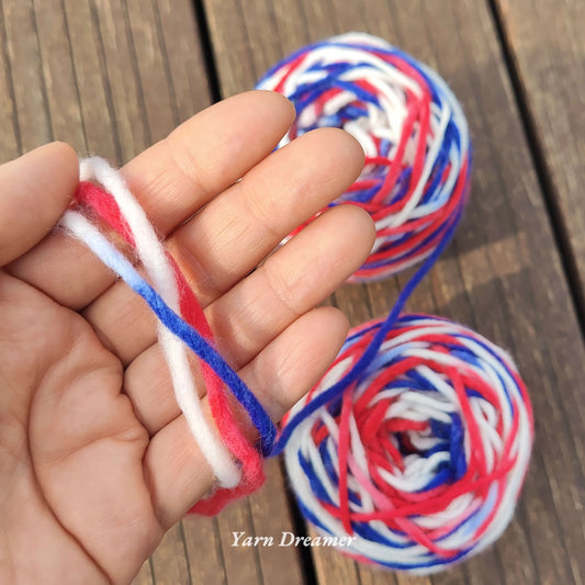 Crochet Yarn, Colorful Gradient Knitting Yarn, 100g Hand Knitting Thread, Perfect for Scarves, Shawls, Hats, Crochet Projects