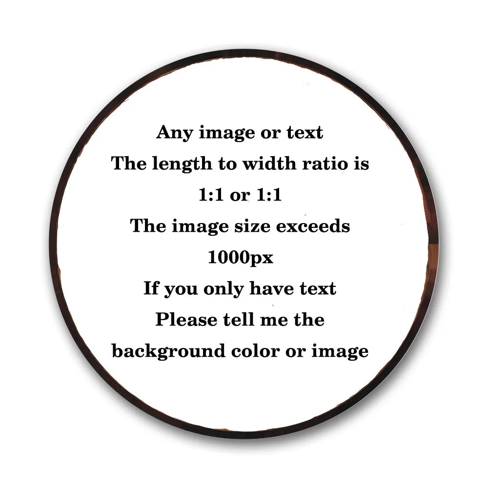 Custom Metal Tin Sign Vintage Wall Art Poster Personalise Room Decoration, Personalized Gift Free Design - Round Retro