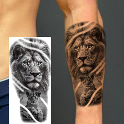 1 Sheet Bless Belief Faith Engraved Temporary Tattoos Family Love Tatoos Waterproof Realistic Fake Tattoo Stickers Long Lasti